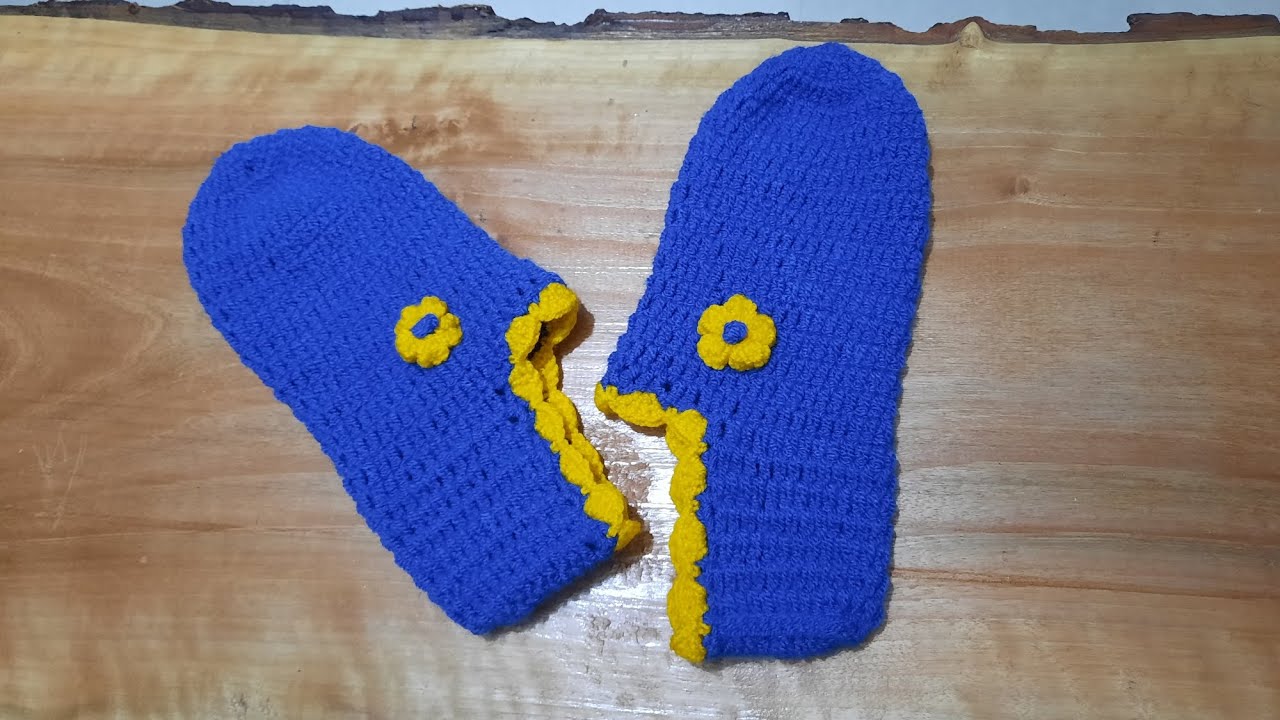 بافت و سایز گیری پاپوش #آموزش #crochet