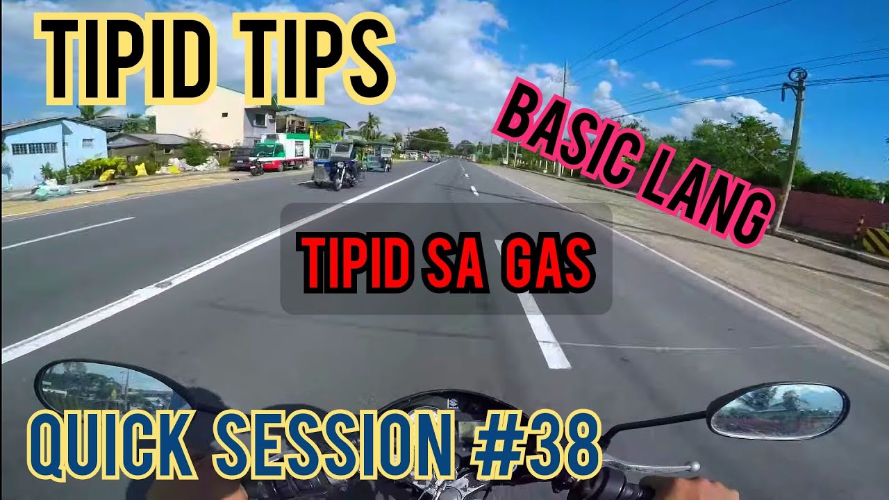 TIPS PARA MAKATIPID SA GAS | SIMPLENG DISKARTE | RAIDER 150 FUEL EFFICIENCY | QUICK SESSION #38