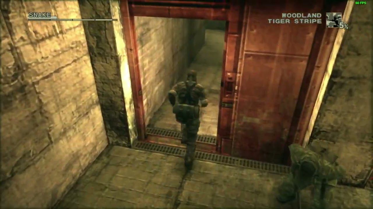 MGS3 European Extreme - backwards warehouse, End approach - no kills, no alerts