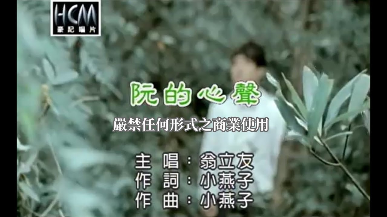 翁立友-阮的心聲(官方KTV版)
