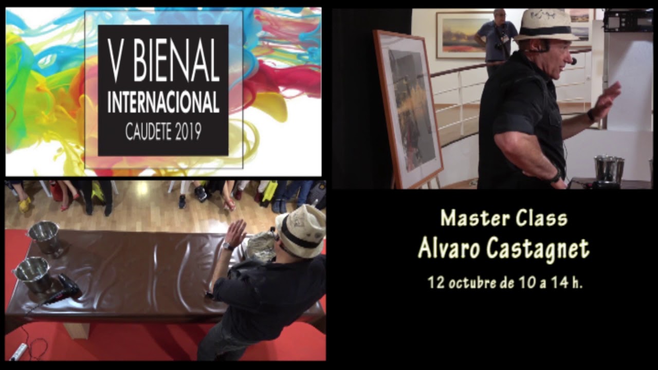 Primera Masters Class de ÁLVARO CASTAGNET. Caudete 12 octubre 2019