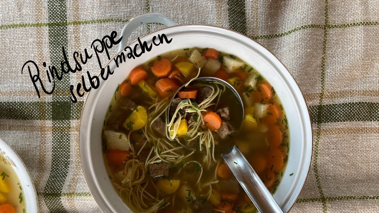 Rindsuppe mit Rindsknochen selber machen
