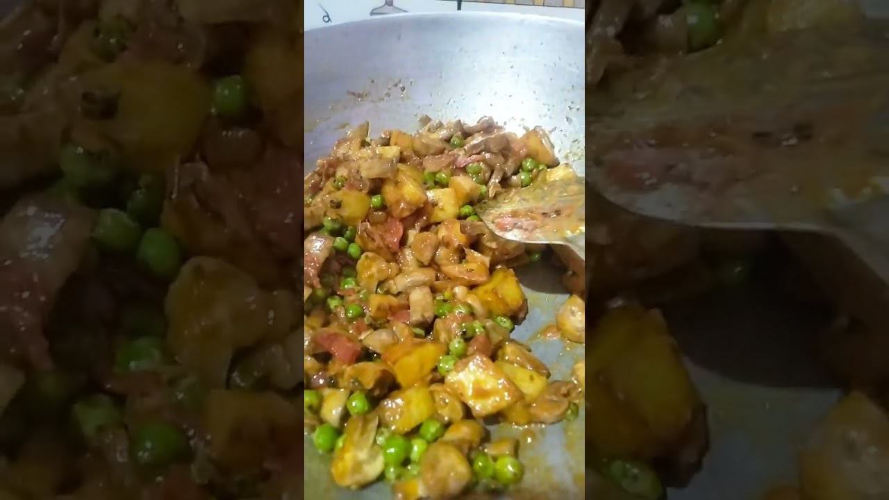 Motor  aloo AAU chhatu  tarkari