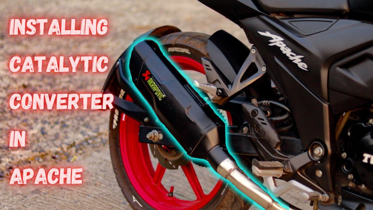 Installing catalytic converter in my apache |Praveen on bike