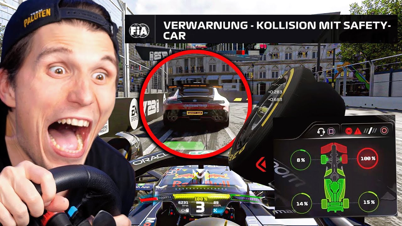 Aus Versehen SAFETY CAR GERAMMT! | F1 23