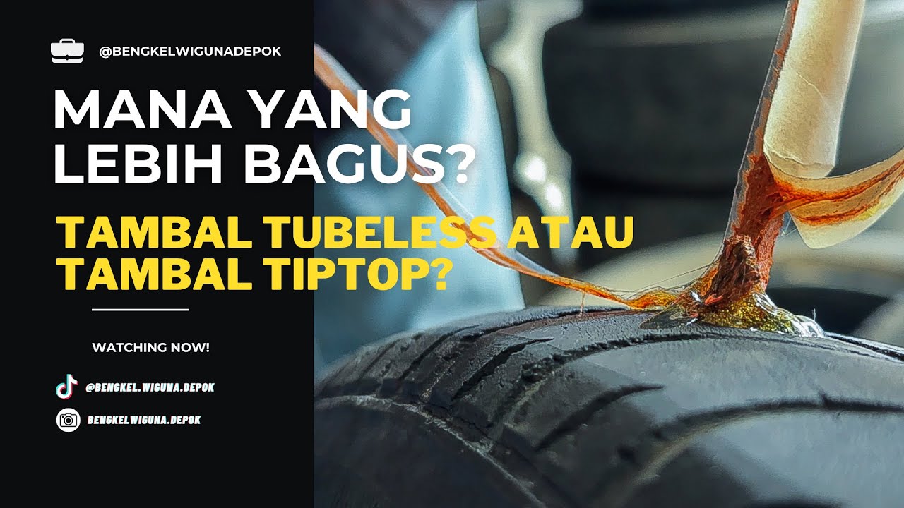 Apa bedanya Tambal Tubeless dan Tiptop? Ini Jawabannya 🤩