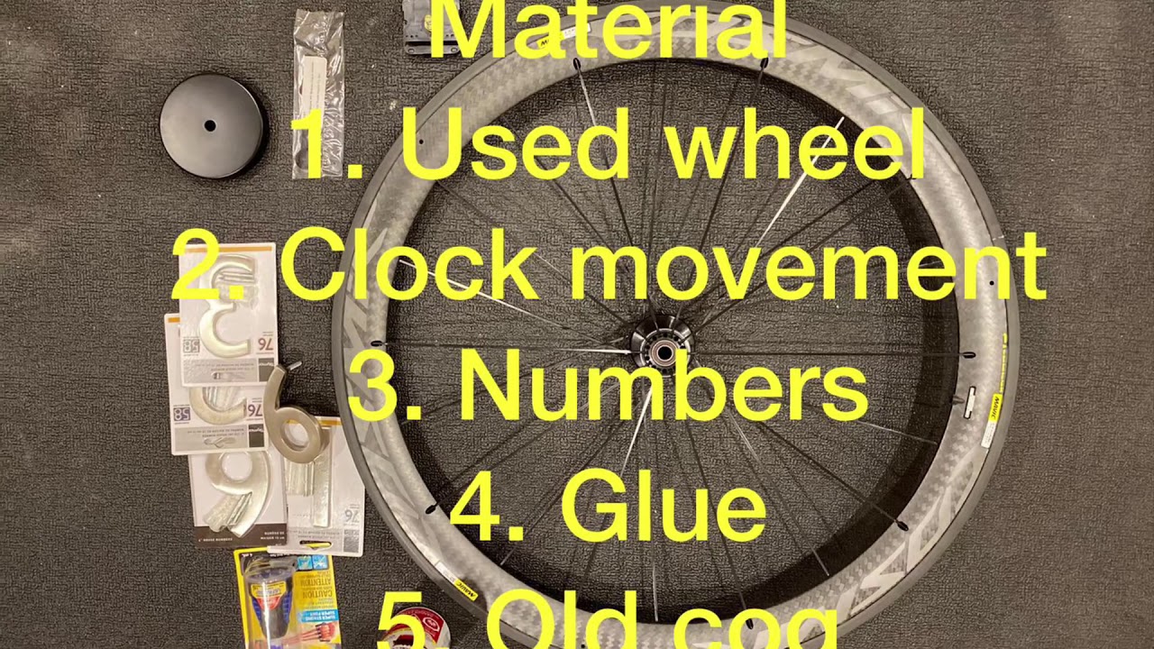 Bike Wheel clock