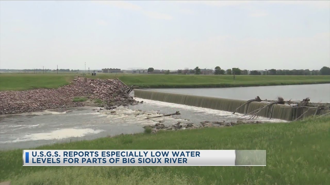 Low Water Levels Reported for Big Sioux River, 6-8-23