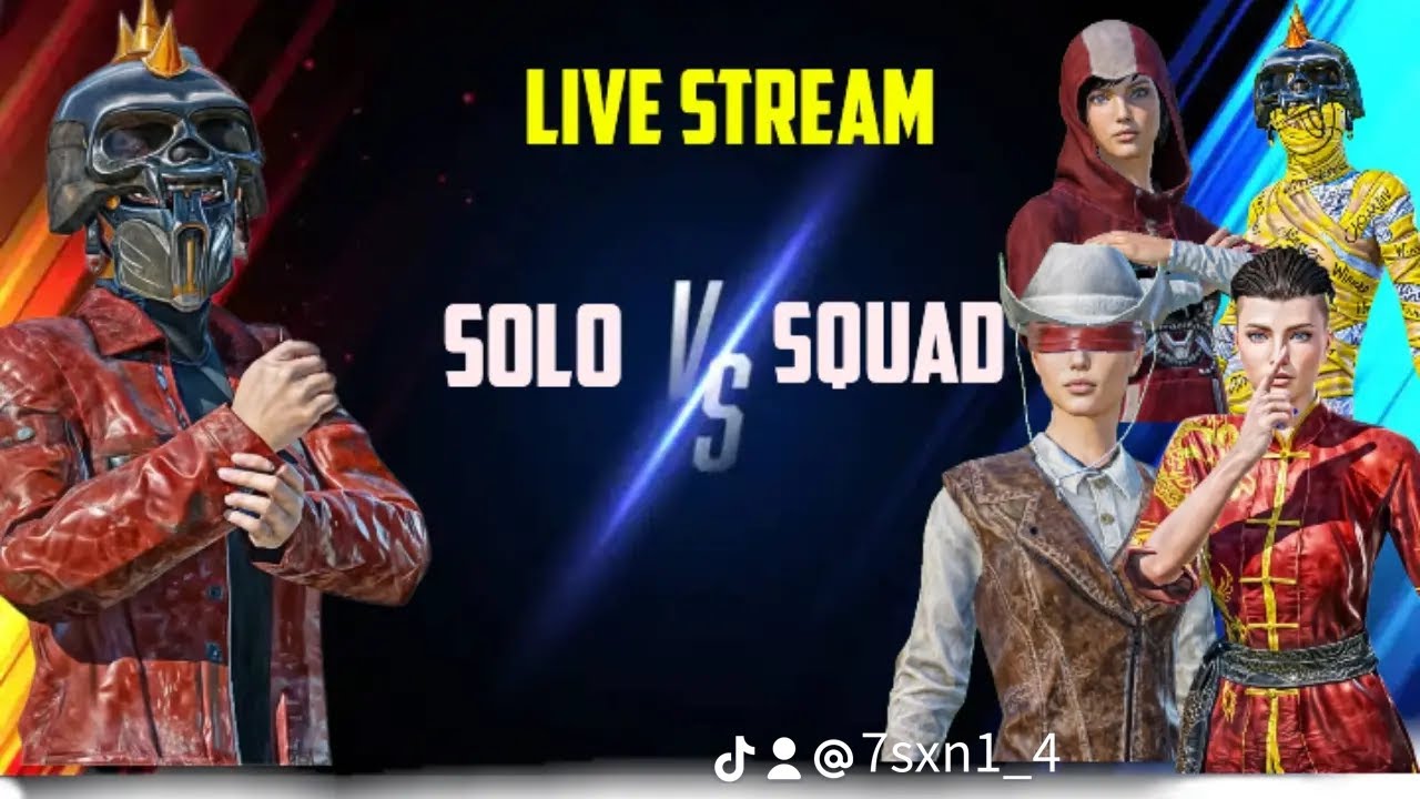 SOLO VS SQUAD LIVE STREAM