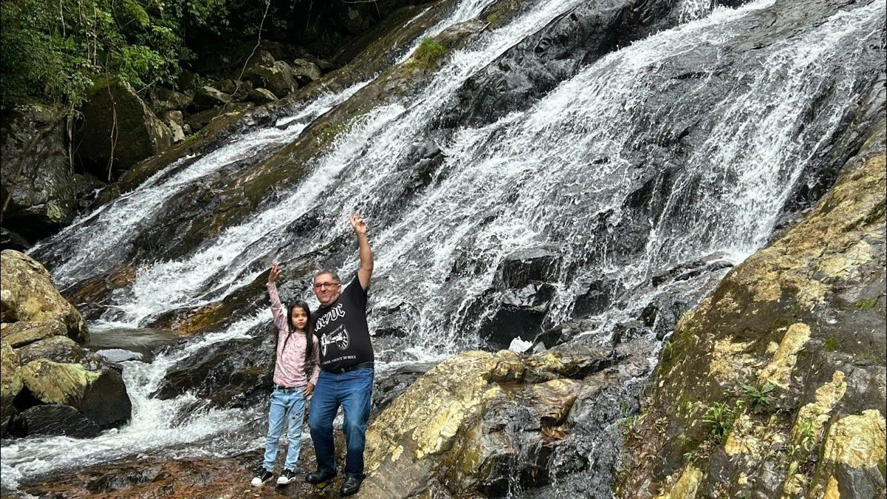 Aventura cachoeira morro do Bau Ilhota SC