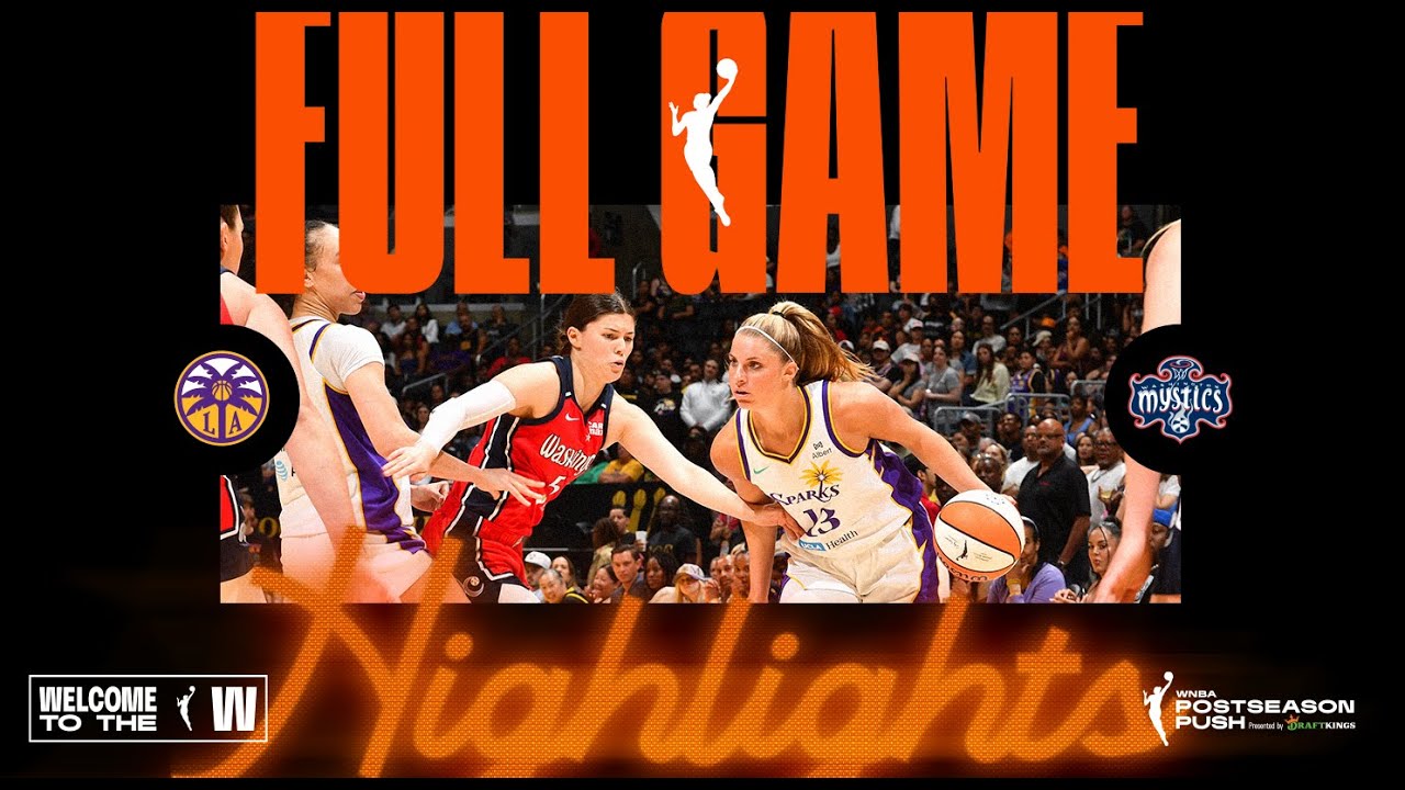 Los Angeles Sparks vs. Washington Mystics | FULL GAME HIGHLIGHTS | August 31, 2025