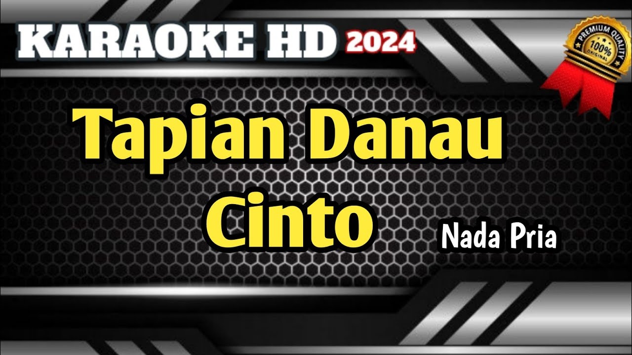 TAPIAN DANAU CINTO || Karaoke Minang Nada Pria Live terbaru HD