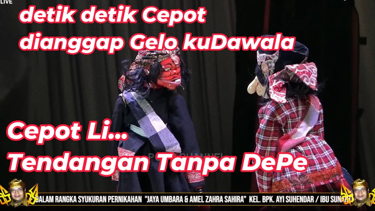 Carita Astrajingga/Cepot dianggap Gelo ku Dawala -  CWayang Golek PGH   3 H. Dadan Sunandar