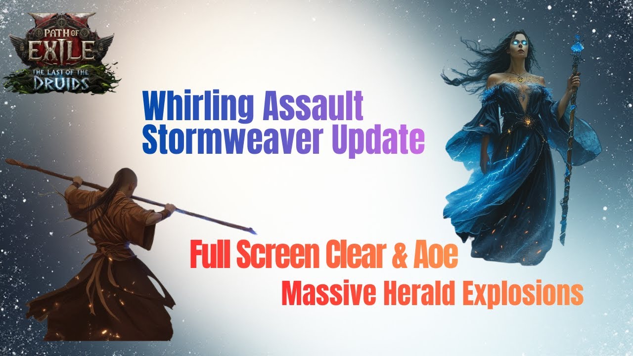 0.4 Build Guide - Update 01 - Whirling Assault Stormweaver - Showcase & Overview- Path of Exile 2