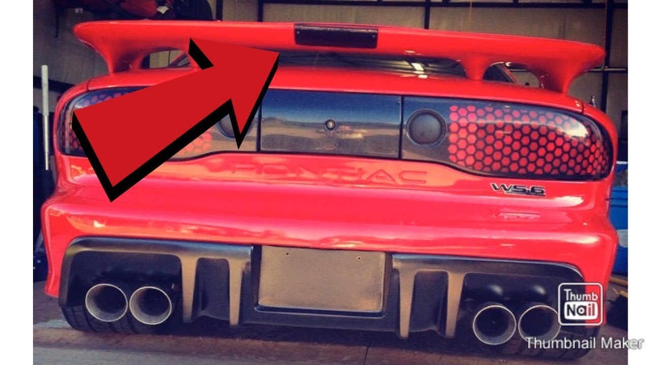 Trans am WS6 3rd brake light replacement