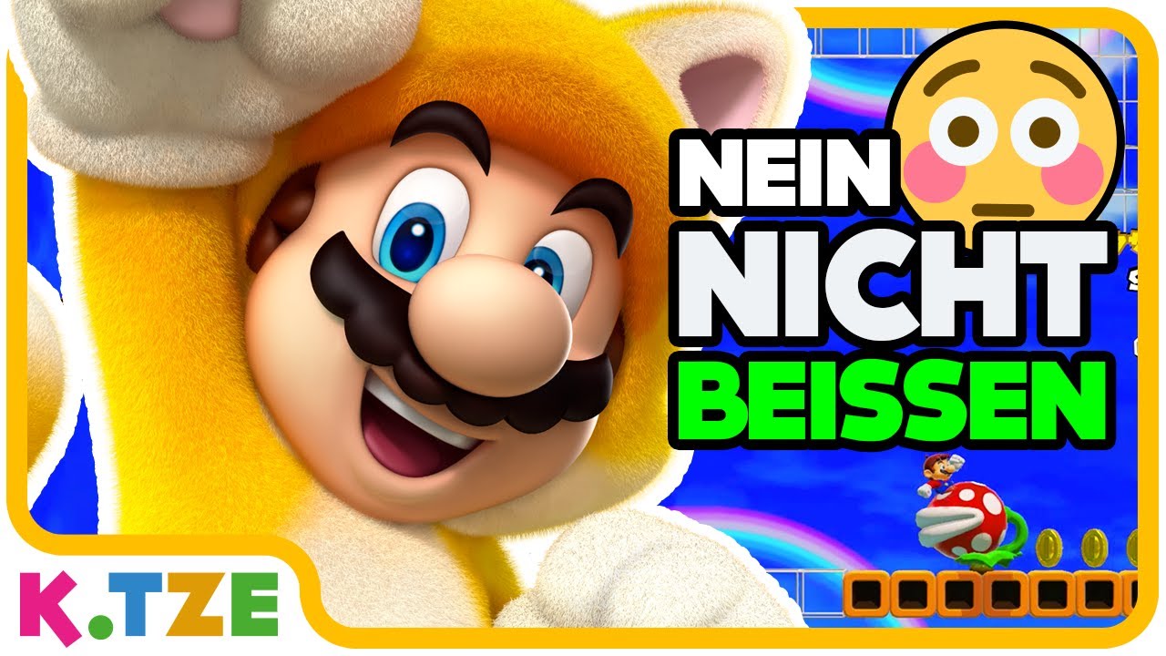 Katze von Piranha Pflanze gebissen 😱🌹 Super Mario Maker 2 für Kinder | Folge 10