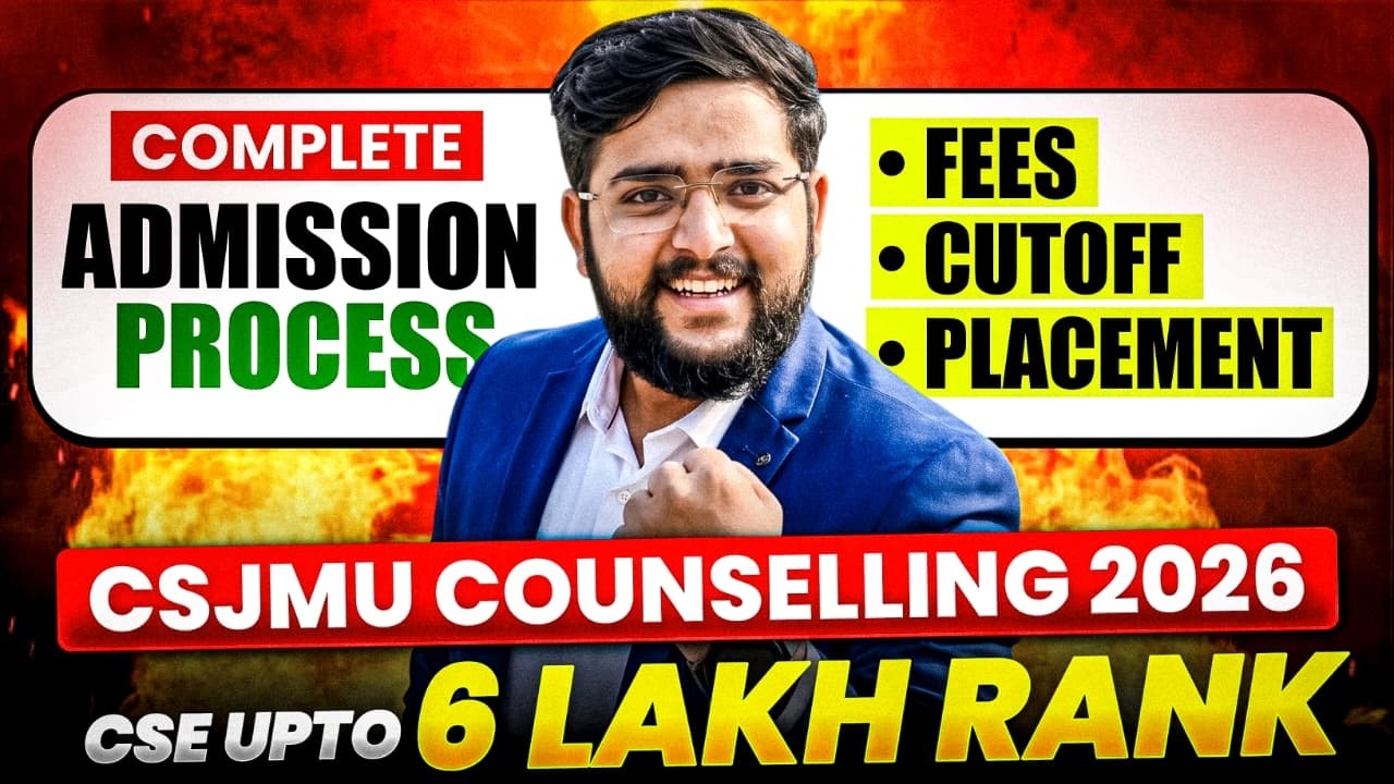 6 Lakh Rank me  CSE Govt College 😱 | CSJMU Form Start + UIET Reality Check 2026 #ytshorts #stbg