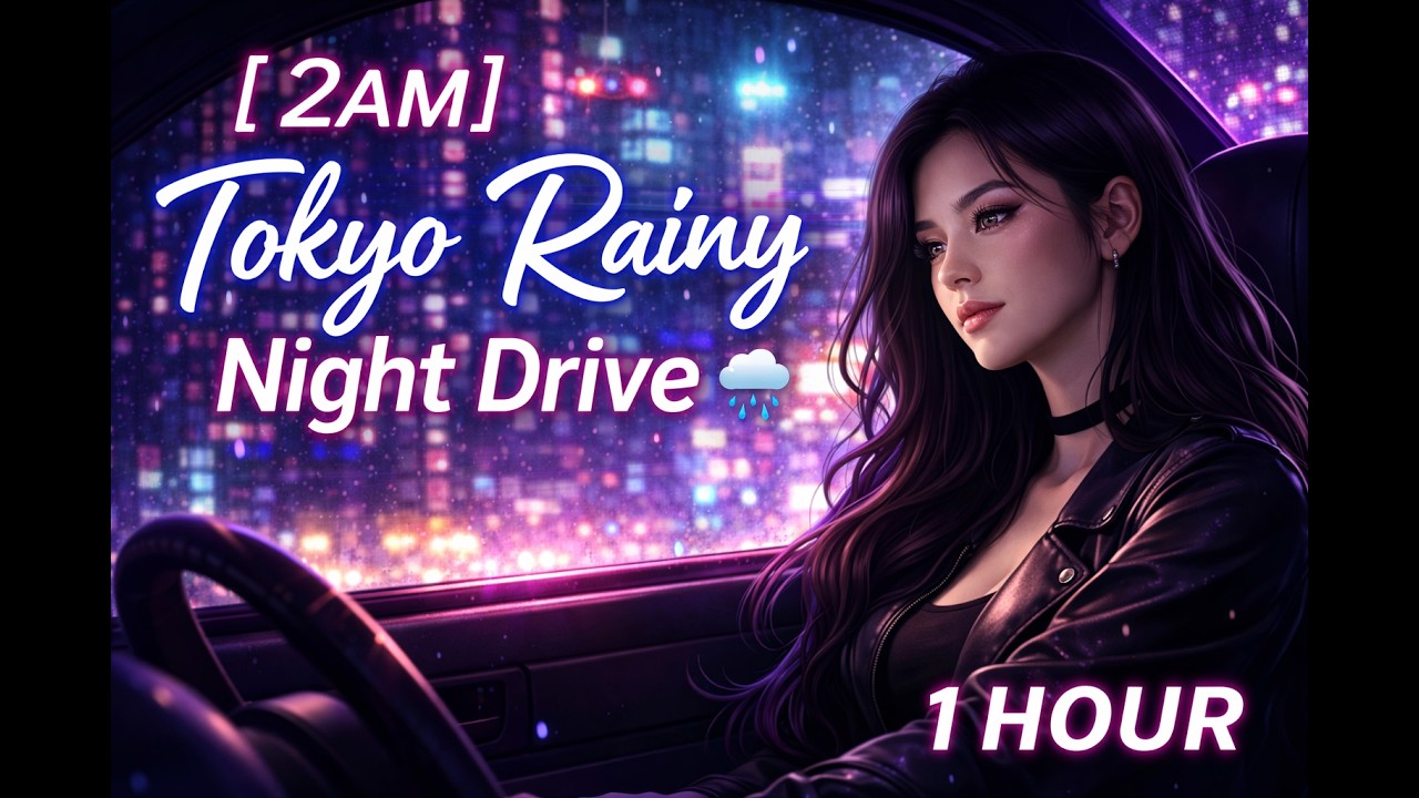 2AM Tokyo Rainy Night Drive