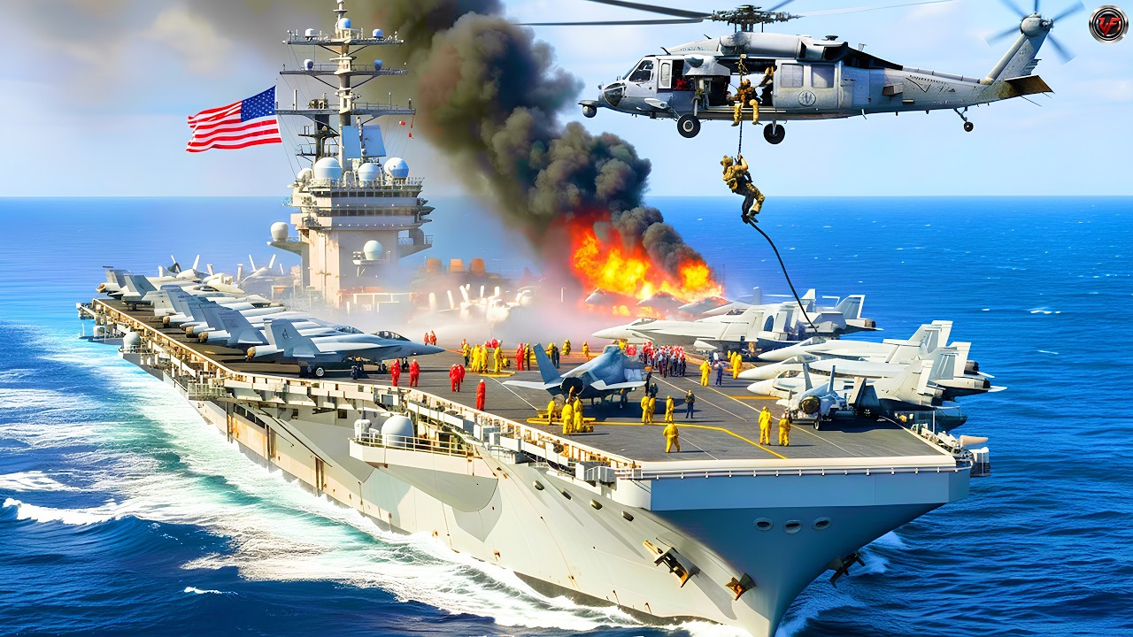 USS Gerald R. Ford Holds Large-Scale General Alert Mid-Voyage