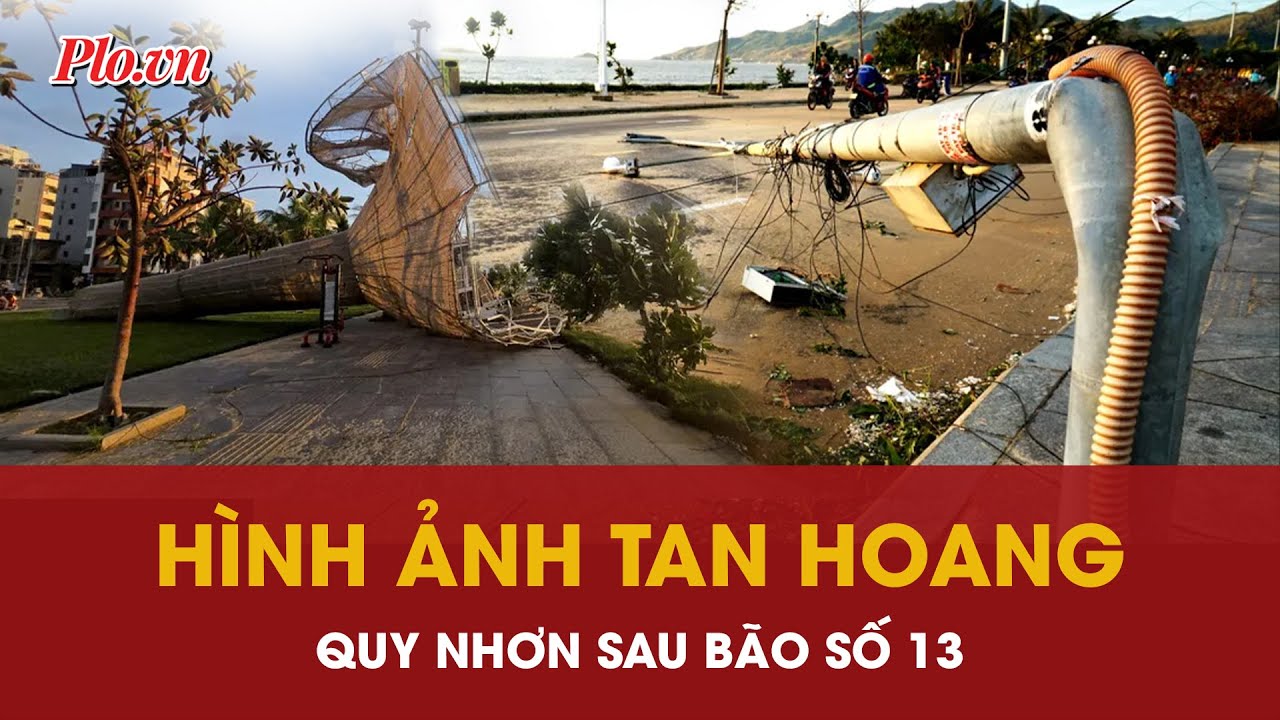 Những hình ảnh tan hoang tại tâm bão Quy Nhơn, thiệt hại trên 5.000 tỉ đồng | PLO