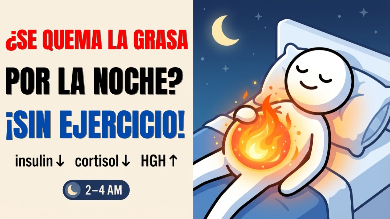 El truco secreto para quemar grasa por la noche sin hacer ejercicio