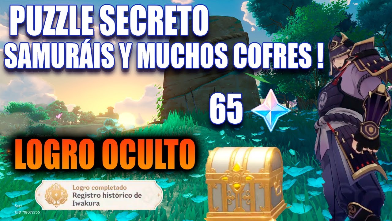 Puzzle *SECRETO* 6 Samur&aacute;is. Cofres y Logro Oculto! Genshin Impact 2.0 Inazuma