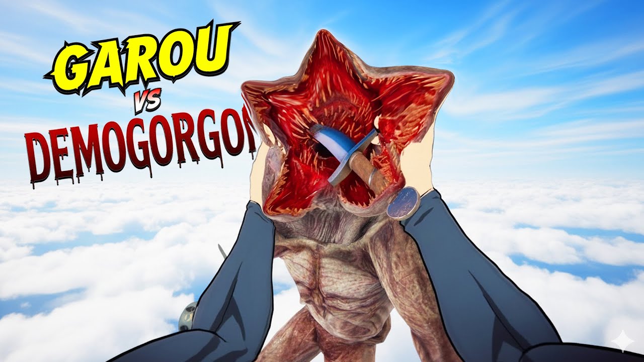GAROU vs DEMOGORGON en REALIDAD VIRTUAL | Bonelabs VR mod