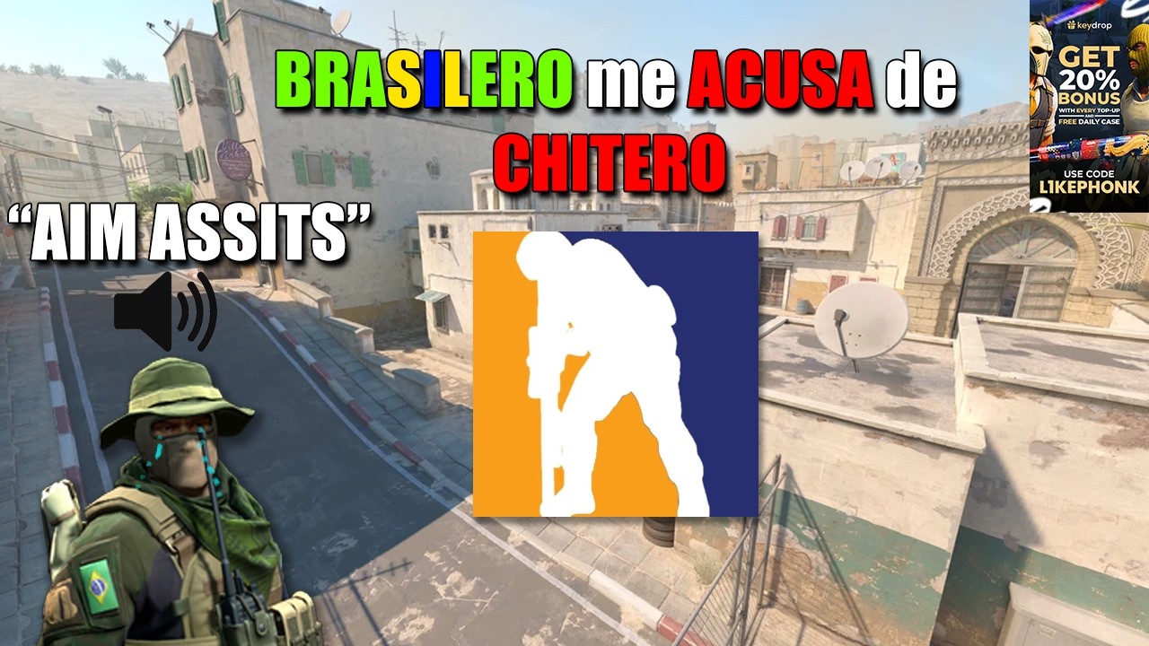 BRASILERO me acusa de CHITERO #cs2 #fypシ #humor