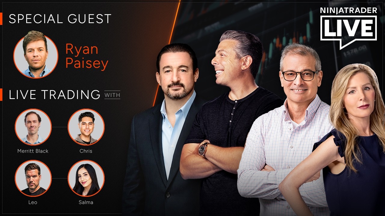 NinjaTrader Live | Trading + Analysis | Ryan Paisey, TTrades, Merritt + Chris, Leo + Salma 7/21/26