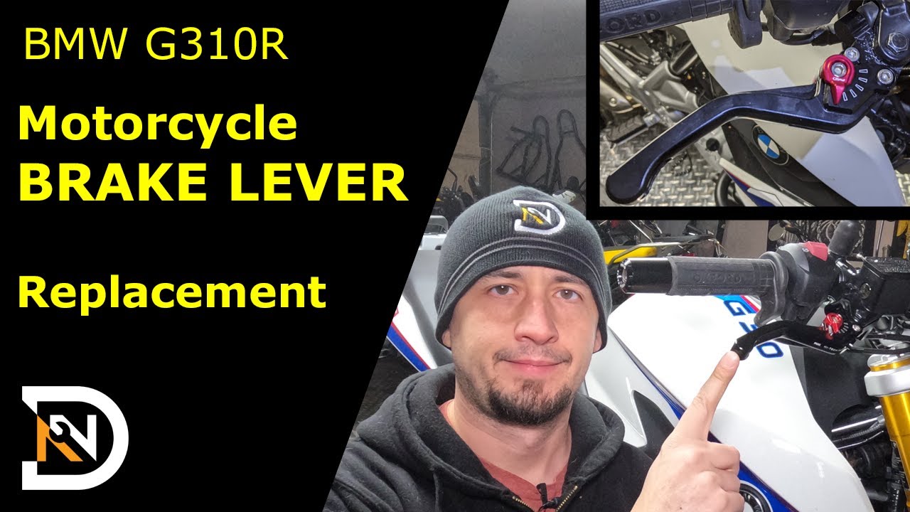 BMW G310R Crash Repair (Part 2 of 4):  How to Replace a Motorcycle Brake Lever