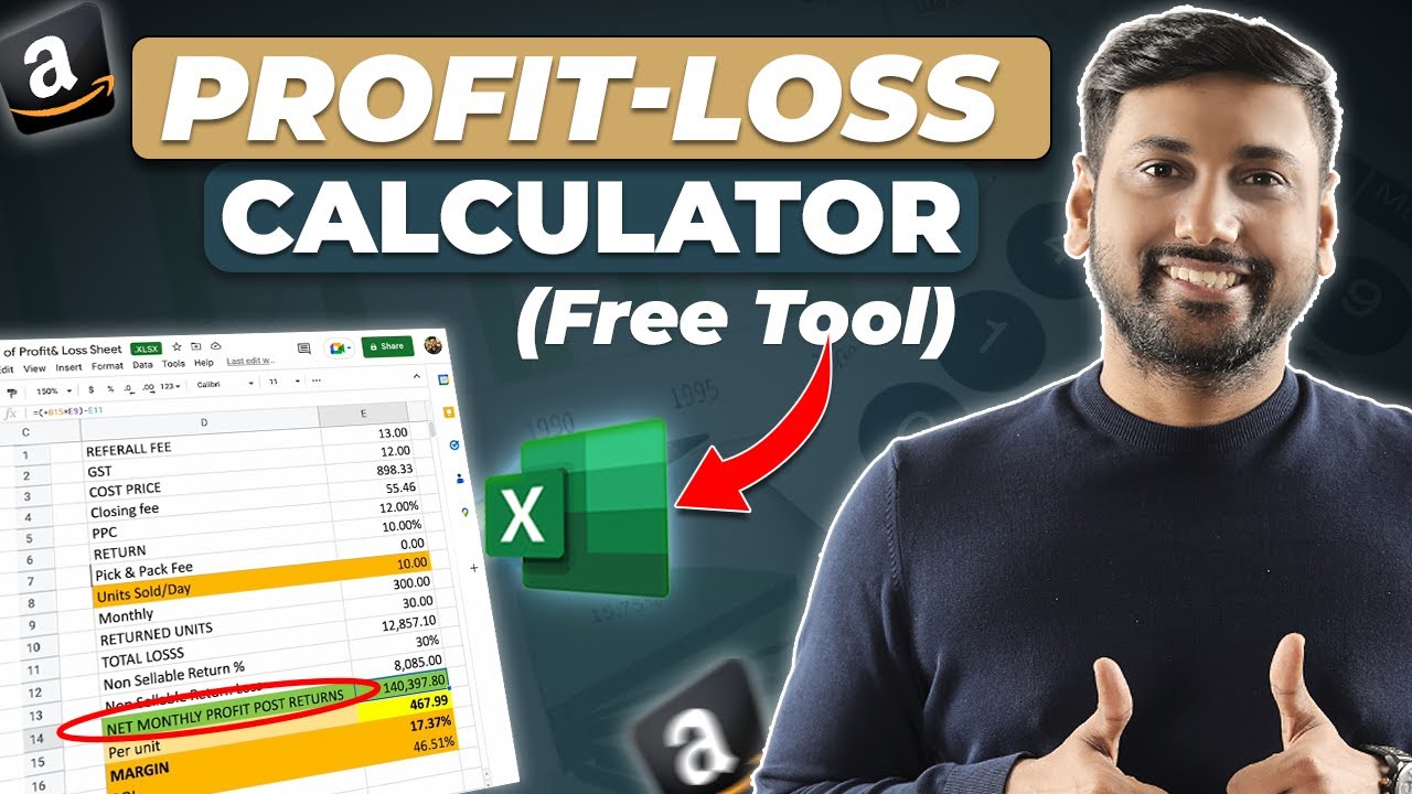 How To Calculate Amazon Profit And Loss | (FREE) Amazon FBA Calculator For Amazon Seller