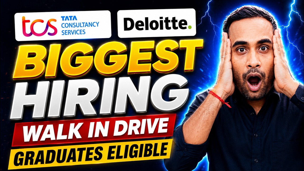 Найм в TCS и Deloitte | Доступно для выпускников | Собеседования в порядке живой очереди | Набор ...