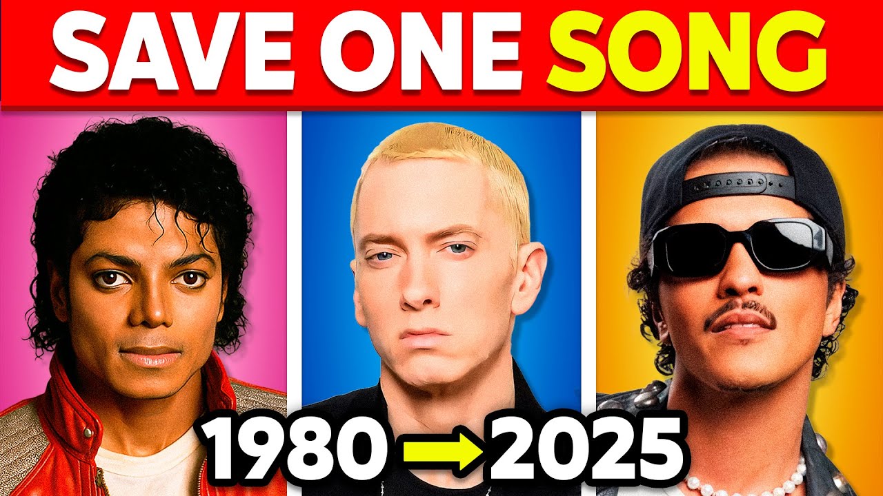 Save One Song Per Year ✨ From 1980 to 2025 🎶 Most Popular Songs | Music Quiz Challenge