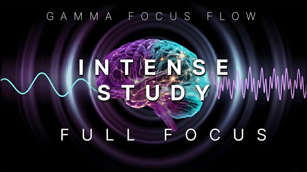 Intense Study Sprint | Ultra Deep Concentration & 40Hz Gamma Waves