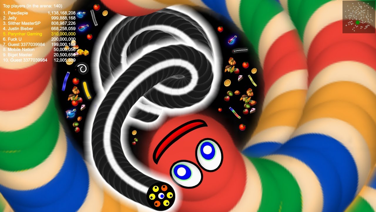 Worms Zone &copy; Parynhar Killed Same Worm 3 Times Per Round | Top 1 Slither Snake Hack World Record
