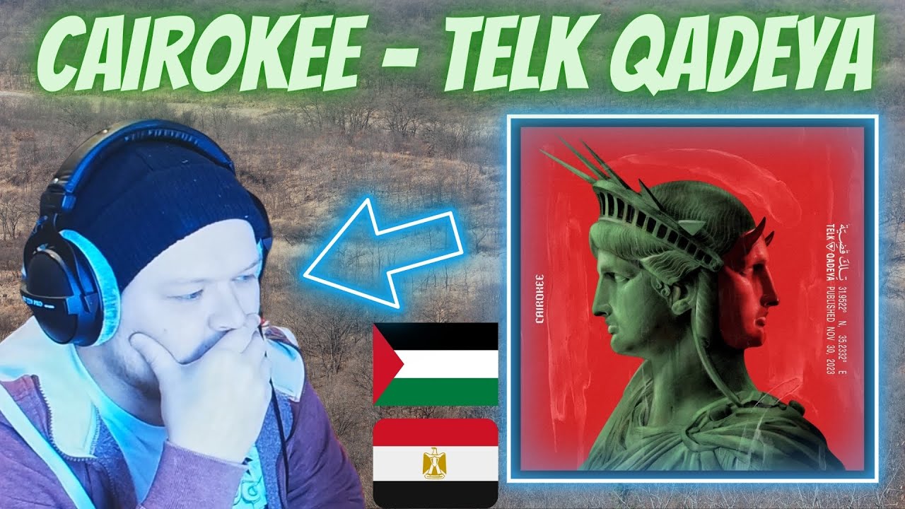 🇪🇬 🇵🇸 CAIROKEE - TELK QADEYA | German rapper reacts