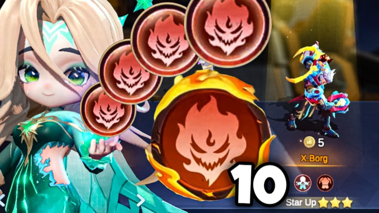  3 STAR X-BORG 10/10 EMBERLORD USING AURORA | MAGIC CHESS GO GO