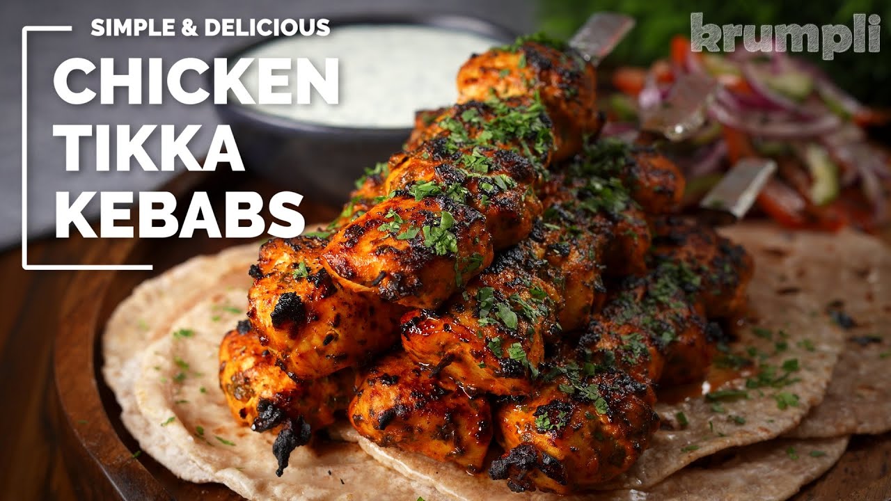 Chicken Tikka Kebab Skewers