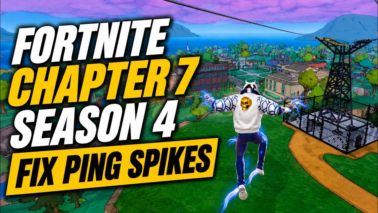 Fortnite Глава 7 Сезон 4: Фикс пинга! Убираем скачки пинга и улучшаем соединение