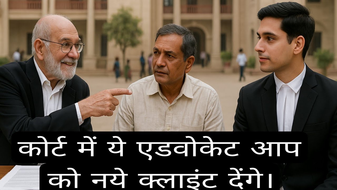 थोड़ा दिमाग़ लगाएं, नए क्लाइंट, पैसा, ओर सम्मान प्राप्त करें। #advocate #court