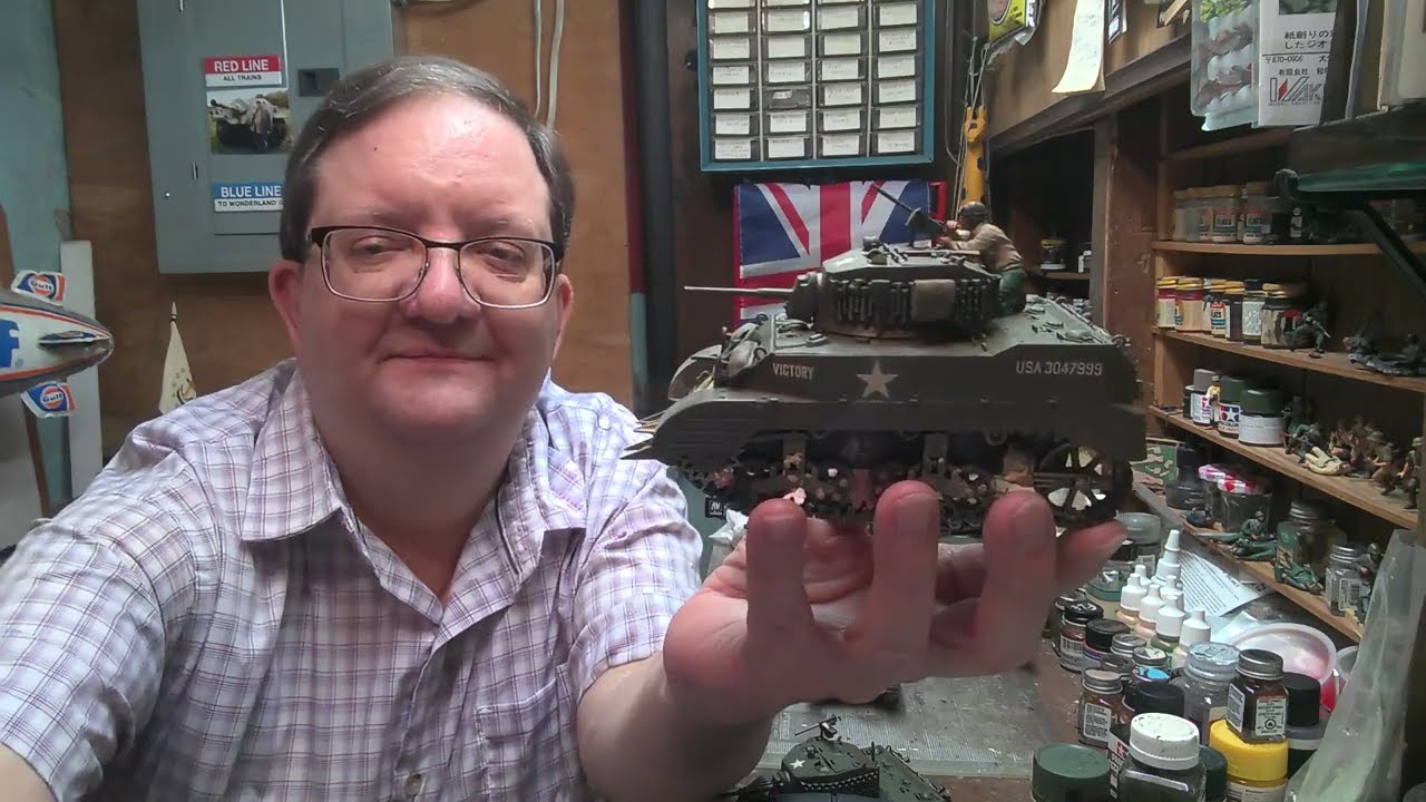Model Building - M5A1 light tank by Tamiya