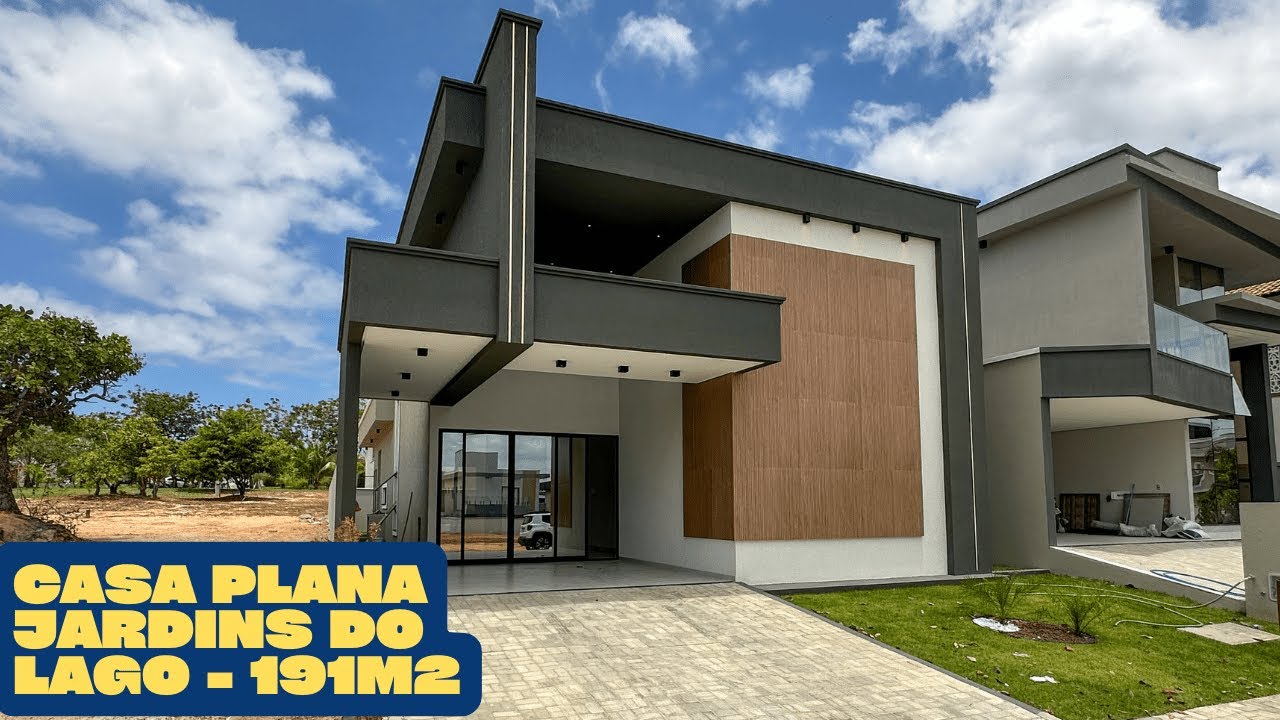 CASA PLANA 191M2 NO JARDINS DO LAGO EUSÉBIO - 3 SUÍTES, VARANDA GOURMET, PISCINA, FINO ACABAMENTO.