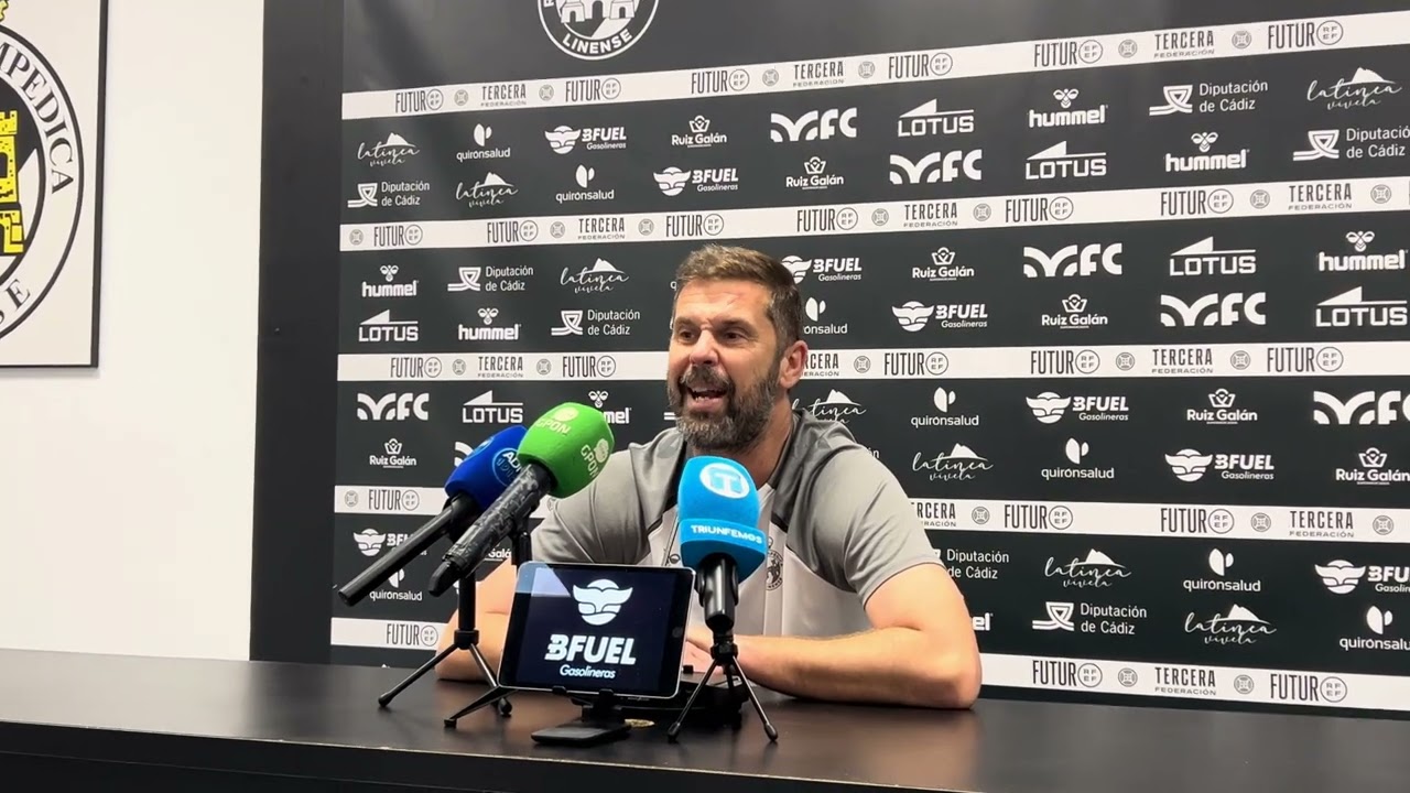 David Sánchez, RB Linense. Pospartido