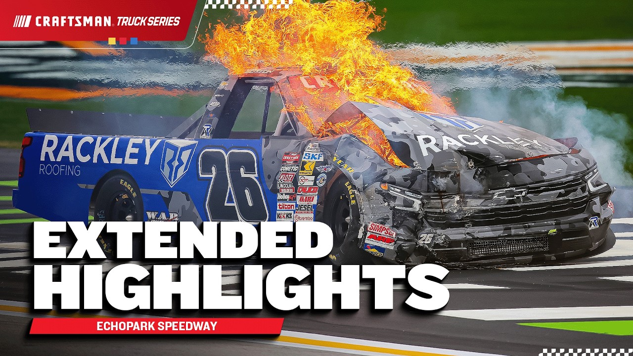 NASCAR Craftsman Truck Series Highlights | 2026 EchoPark Speedway at Atlanta