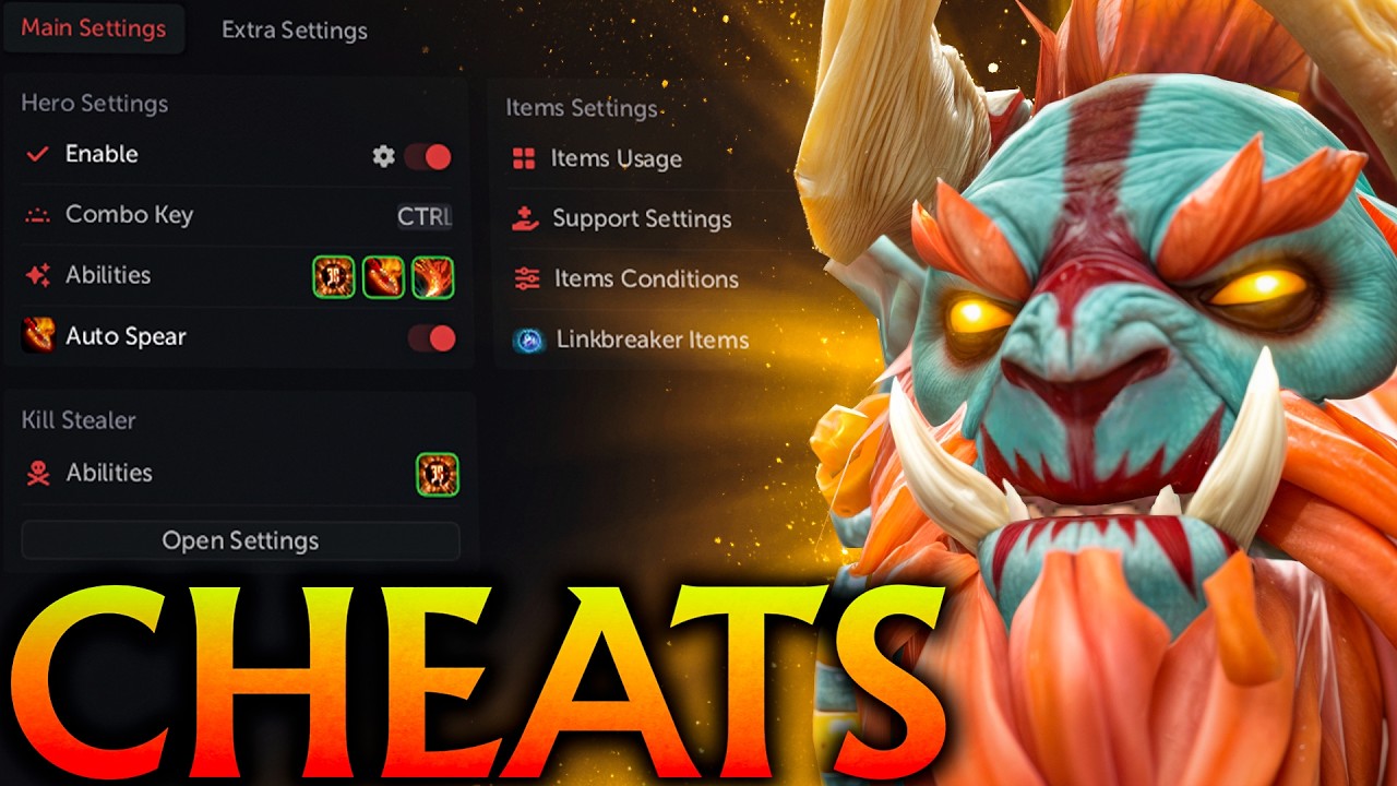 Huskar with cheats is unkillable and too strong! Umbrella Dota 2