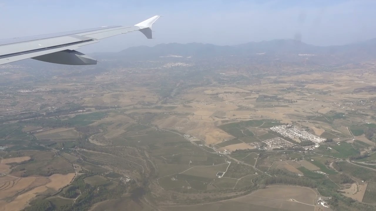 Landing at Málaga Airport - 18 July 2023
