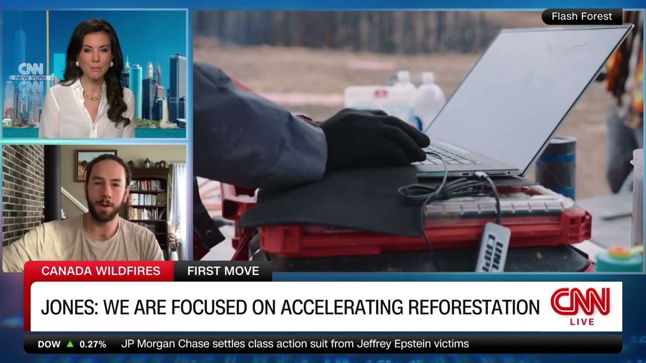 Forest Fires: Replanting by drone with Flash Forest on CNN