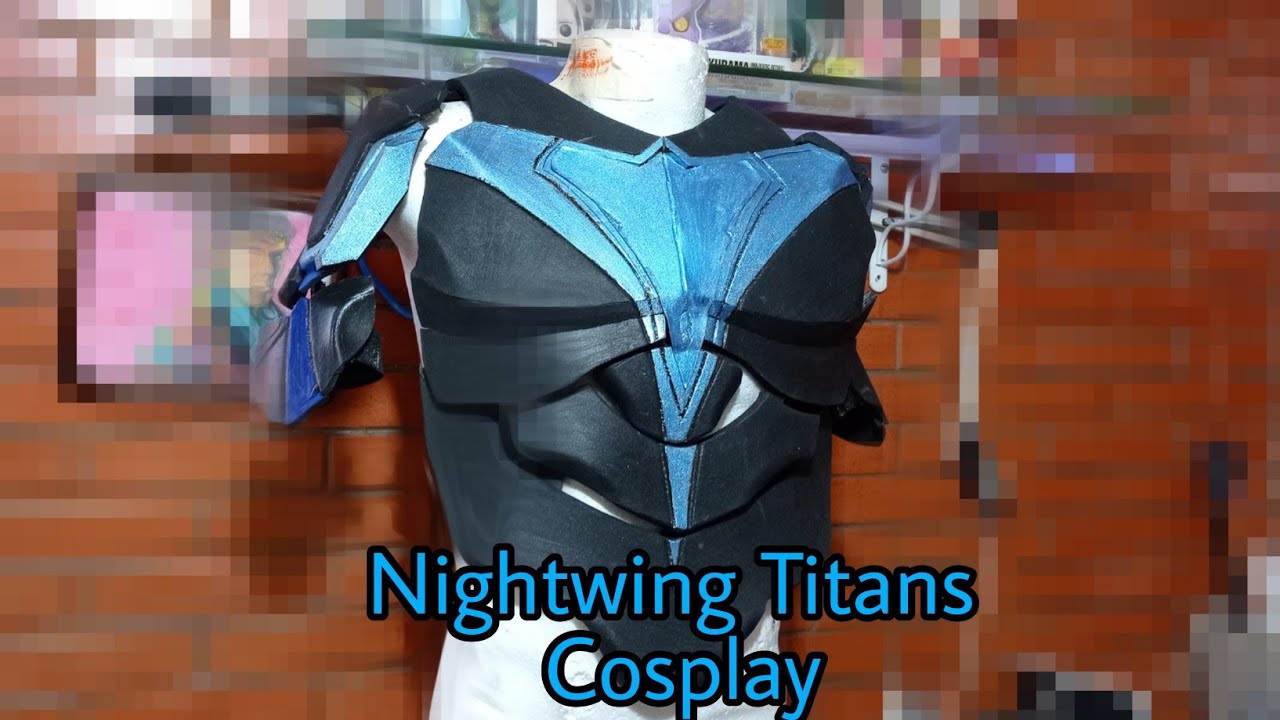 Como hacer el cosplay de Nightwing Titans (how to make Nightwing Titans cosplay) [E~B]