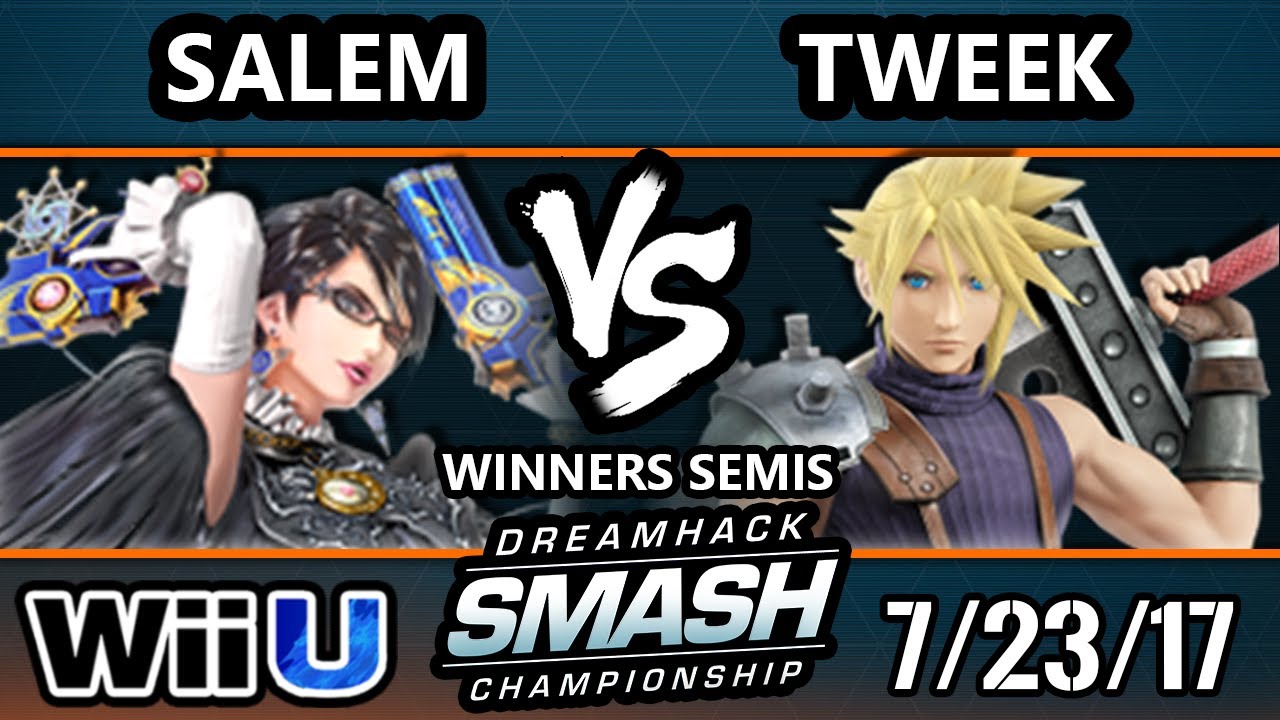 DHATL 17 Wii U - MVG | Salem (Bayonetta) Vs. P1 | Tweek (Cloud) - SSB4 Singles WS