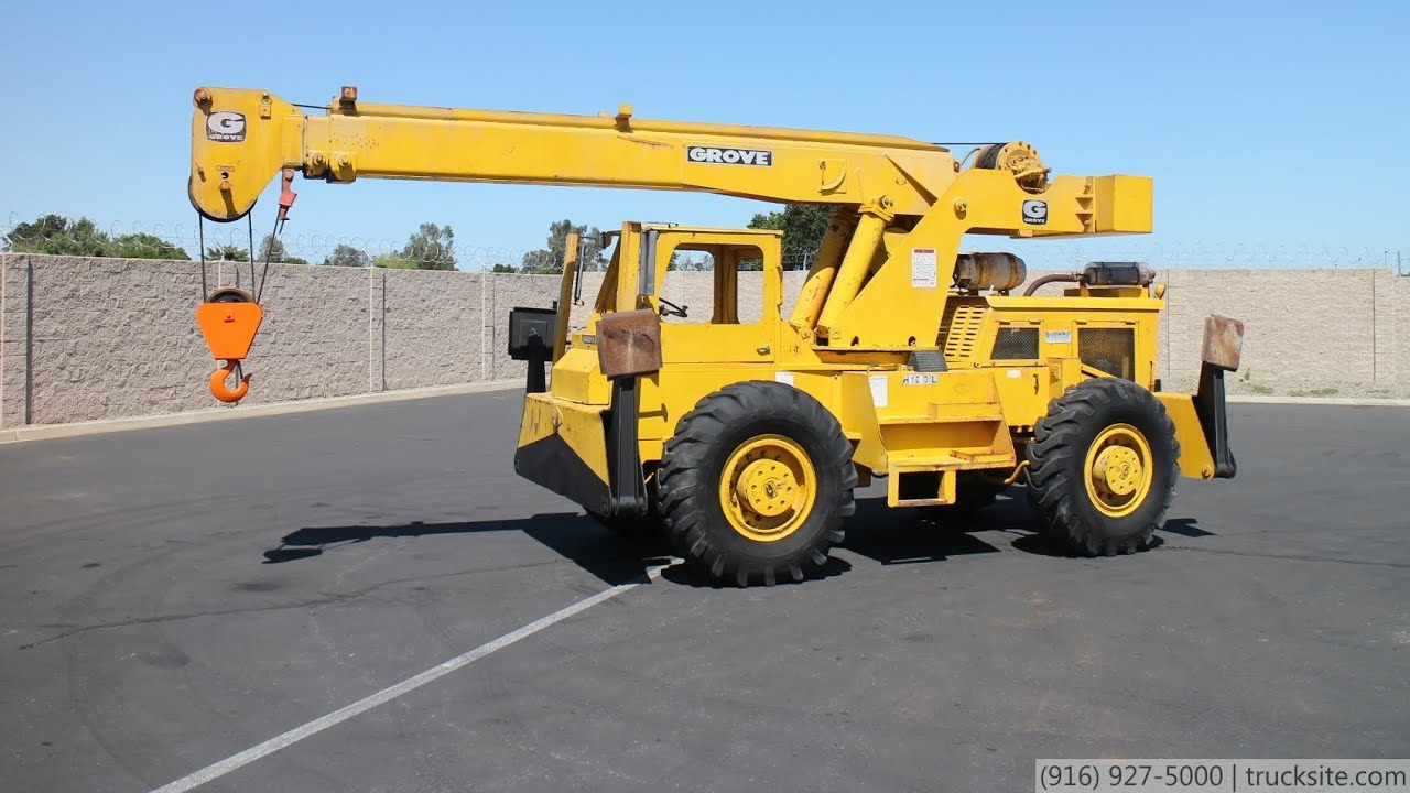 Grove RT49 10 Ton Propane Rough Terrain Crane for sale